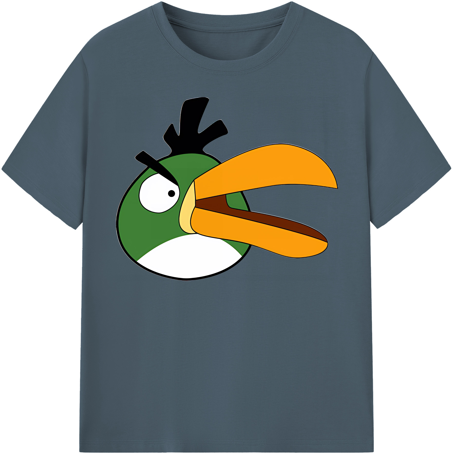 （画像用） Angry Birds アングリーバード 綿100％半袖Tシャツ（フロントプリント）